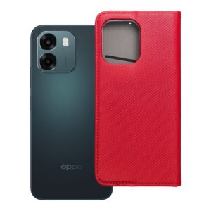 Smart Case Book for Oppo A6 red