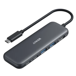 Hub Ultra-Slim Anker 332 USB-C 5-in-1 4K HDMI 85W PD Negru