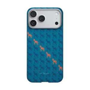 Husa Pitaka pentru iPhone 17 Pro Max Happiness Rides Edge Case Indigo