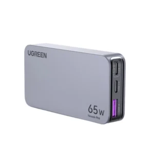 Incarcator retea Ugreen Nexode Pro 65W Ultra-Slim GaN 2x USB-C 1x USB-A Gri