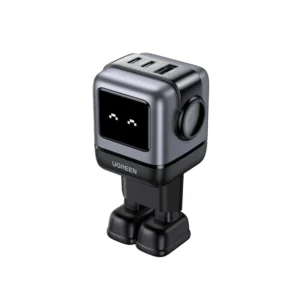 Incarcator retea Ugreen Uno 65W GaN Fast Charging 2x USB-C 1x USB-A Negru