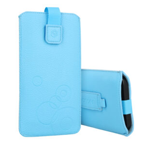 WONDER Deko Pouch Case (Size XXL) for Iphone 18 Pro Max/17 Pro Max/Samsung S26 Ultra/S25 Ultra/A17/A16/Google Pixel 10 Pro XL/Pixel 10 Pro/Pixel 10/Xiaomi Redmi Note 15 Pro/Motorola Edge 60/Moto G96 lightblue