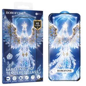Borofone Tempered glass BF11 Armor Shield Full Screen HD for Iphone 17e/16e/14/13/13 Pro