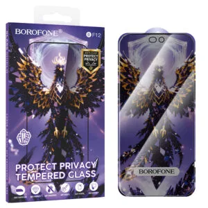 Borofone Tempered glass BF12 Armor Shield Full Screen Anti-spy for Iphone 17e/16e/14/13/13 Pro