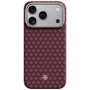 Benks Case Magnetic Armor Air Armor Grid Kevlar Metal Frame 600D (C.K.FL.AP.JX.0072) for iPhone 18 Pro/17 Pro burgundy