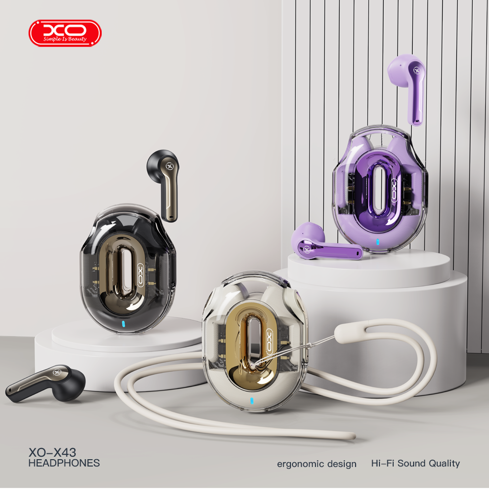 XO Bluetooth earphones X43 TWS beige