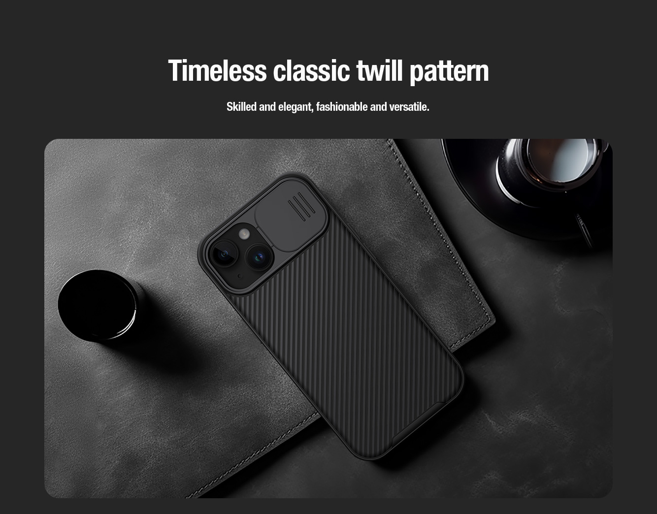 Nillkin CamShield Pro Case for Samsung Galaxy S26 transparent black