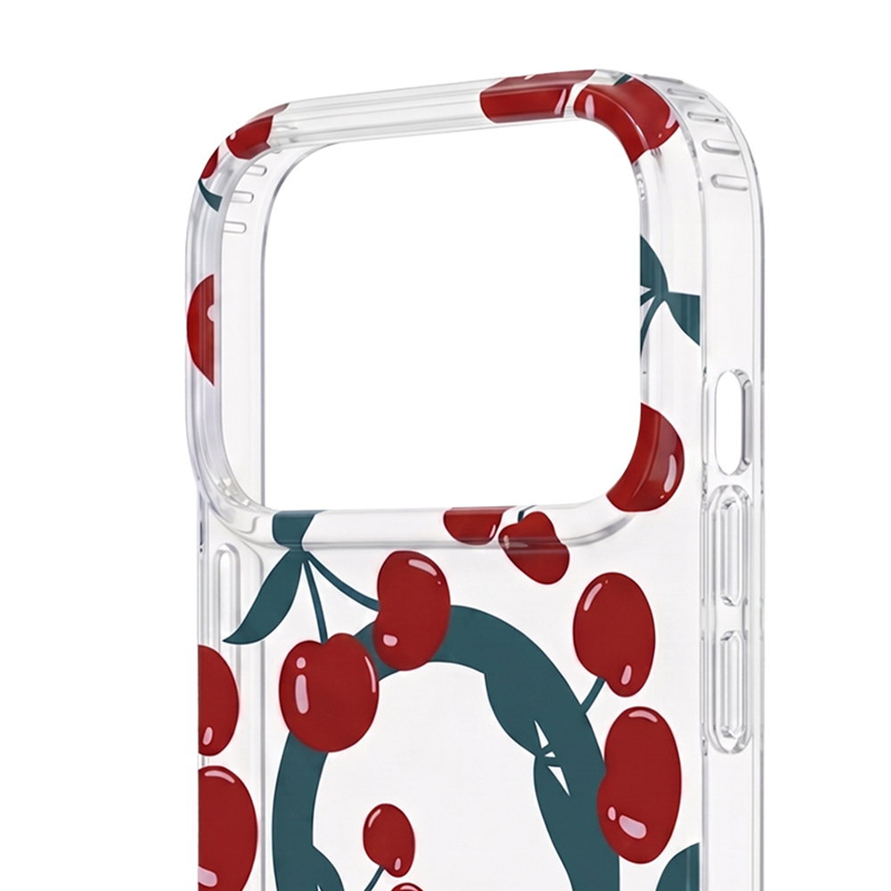 Cherry Mag case for Samsung Galaxy S24 / S25 glitter