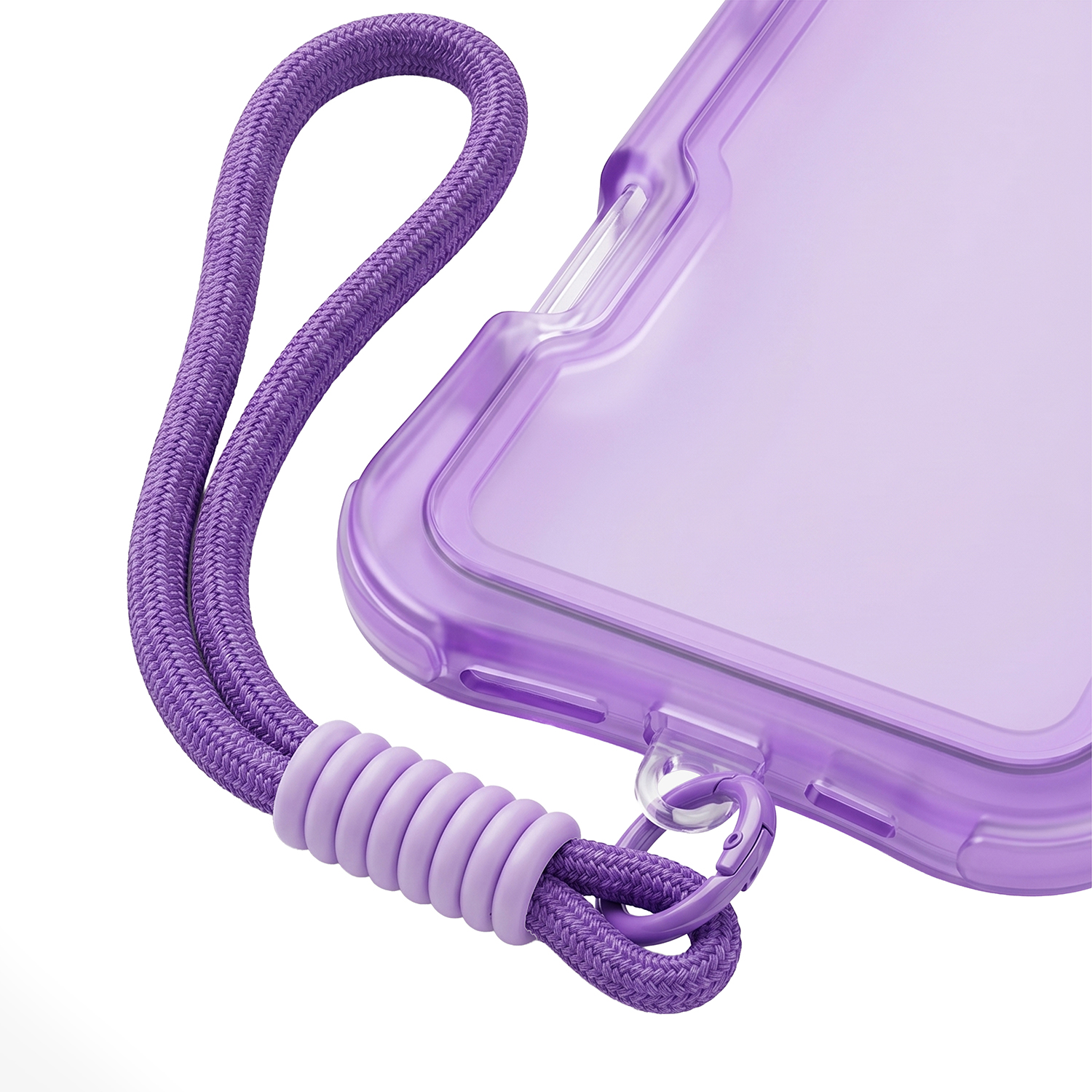 Safepop case with strap for iPhone 15 Pro 6,1" purple