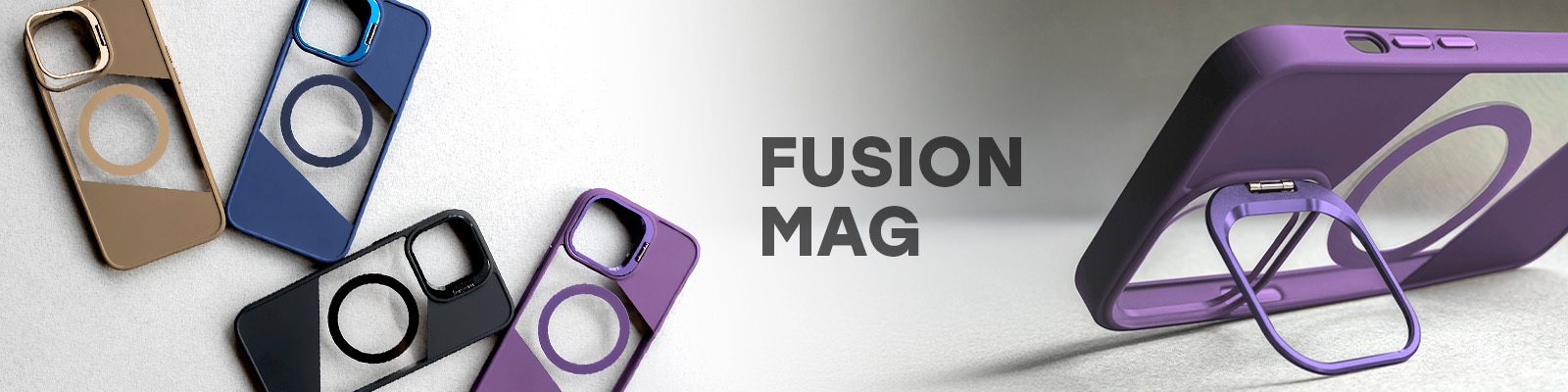 Fusion Mag case for iPhone 17 Pro Max 6,9'' brown