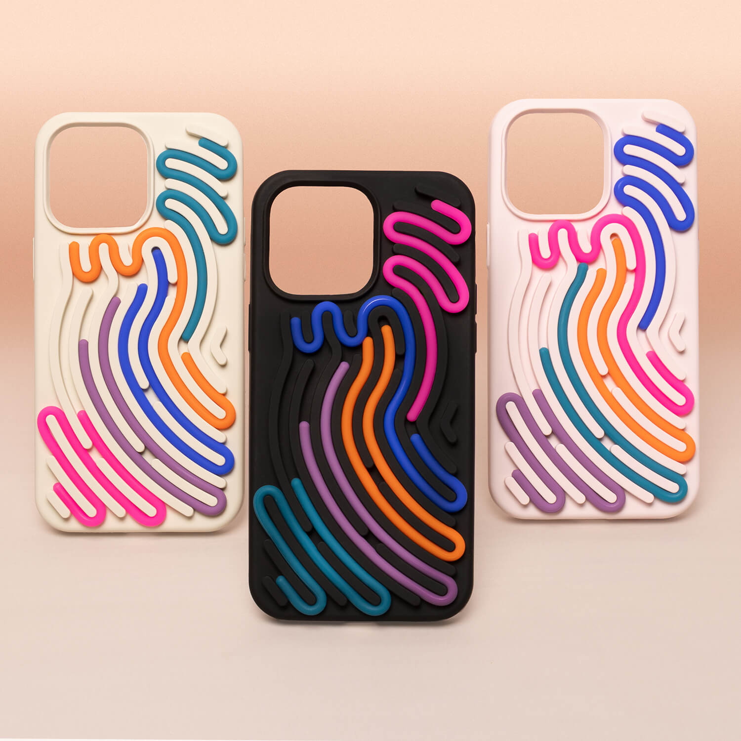 DIY Snake case for iPhone 16 Pro 6,3" beige