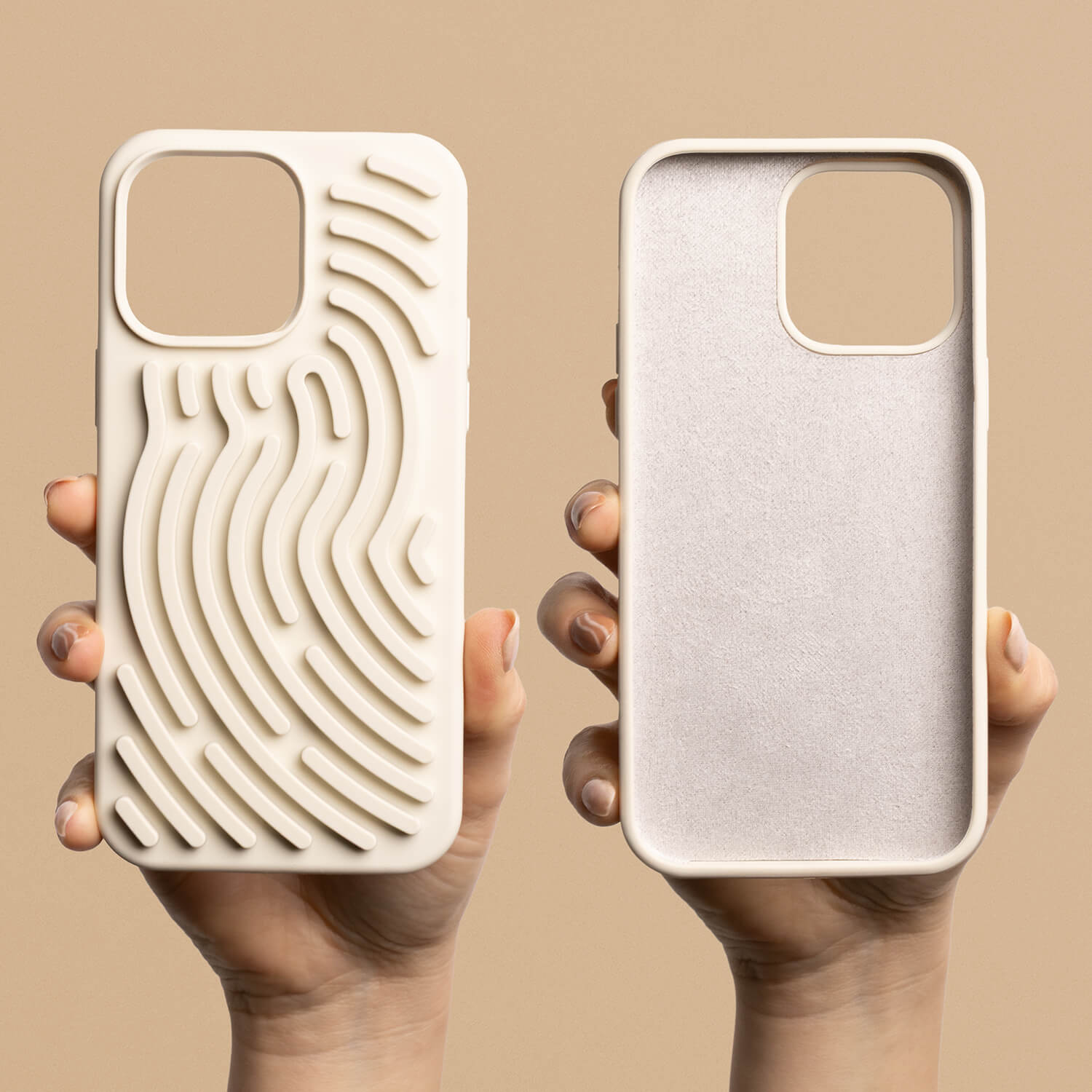DIY Snake case for iPhone 16 Pro 6,3" beige