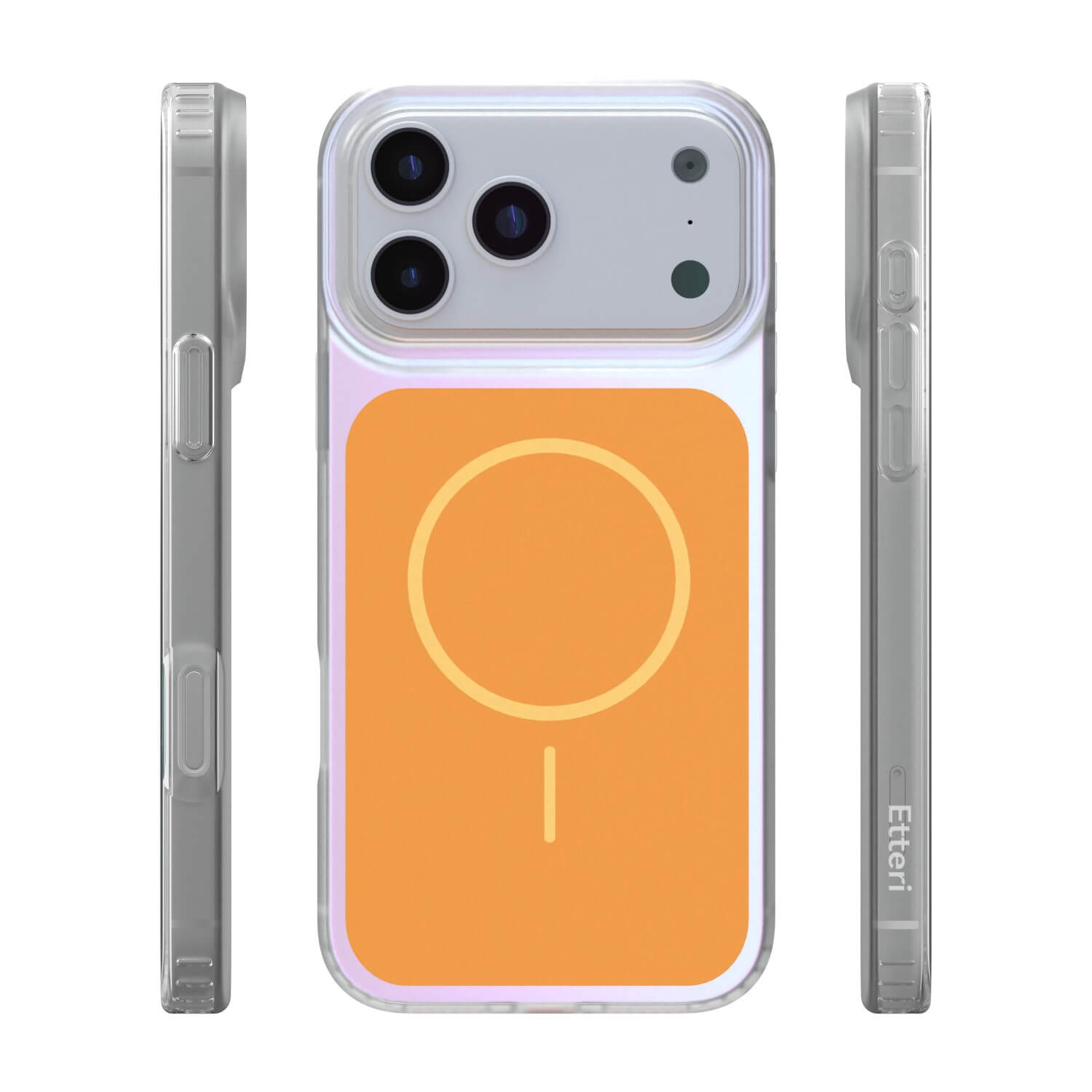 Etteri Hidden Pearl case for iPhone 15 Pro 6,1" orange